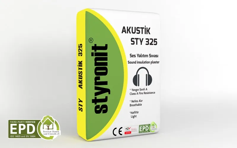Akustik-STY 325 ürün ambalajı